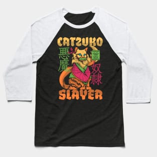 Catzuko Slayer Baseball T-Shirt